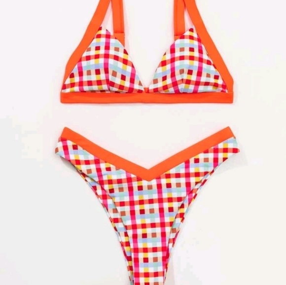 Gingham colorful Bikini NOW AVAILABLE! - Picture 4 of 8